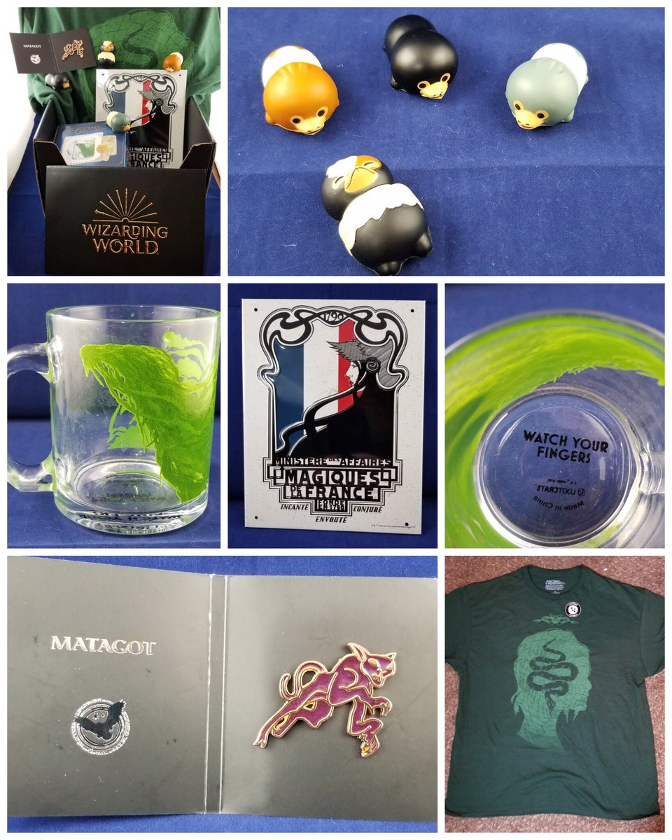 Do_You_Nerd's tweet photo. Here’s a #closerupper look at the #beastwithin #wizardingworldcrate from @lootcrate. #harrypotter #hogwarts #wizardingworldofharrypotter #niflers #babynifflers #matagot #nagini #fantasticbeasts #fantasticbeastsandwheretofindthem https://t.co/1cUR9mYI2a
