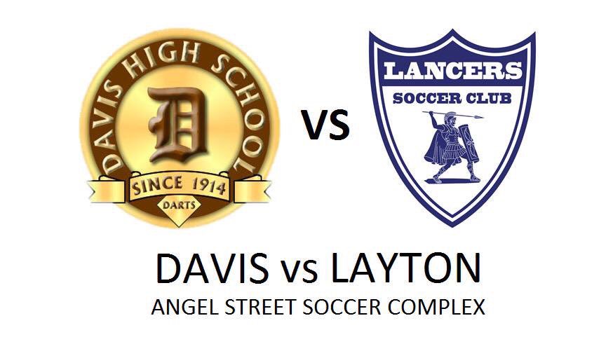 Layton_Soccer's tweet photo. Game Day: Davis vs Layton at Angel Street Soccer Complex. Kick off at 3:30 pm. #CrossTownRivals #LaytonSoccer https://t.co/zdhppYFc5k