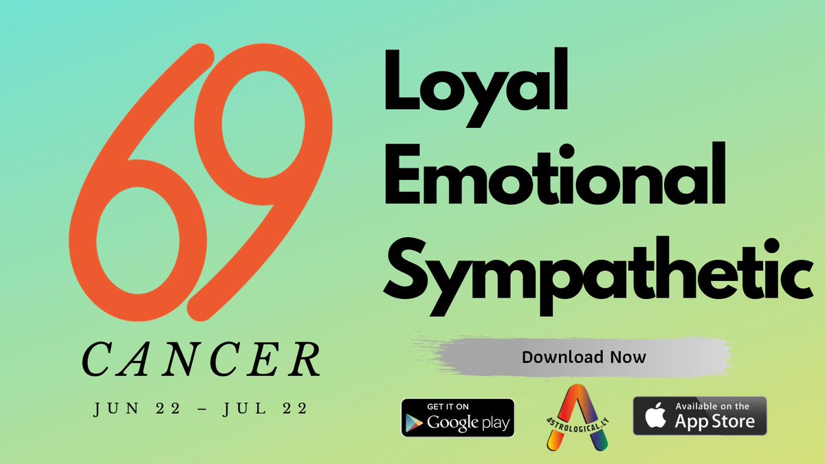 Astrological_ly's tweet photo. Are you a #Cancerian... You have some awesome characteristics

Download Astrologically App https://t.co/XIBWgTUbkV and know what your #Zodiac saying about you...

#Astrology #Horoscopes #Cancer #DailyHoroscopes @Zodiac Cancer @CancerAstrolgy   @CancerZodiacSgn https://t.co/dHlGKsIBsr