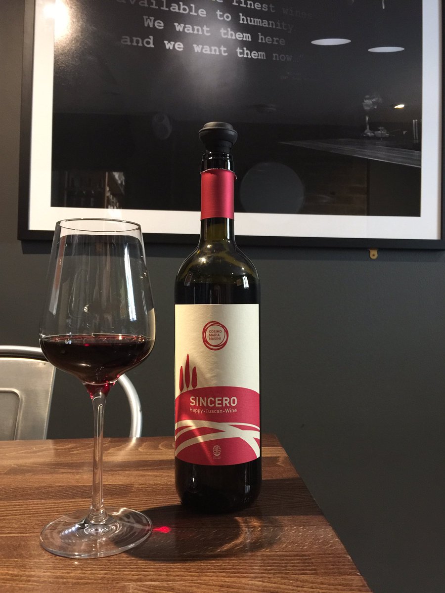 * NEW VINTAGE SINCERO HAS ARRIVED*
Pop in and have a taste tonight - we’ve a bottle open of this sangiovese/cab blend. We’re now open until 10pm on Thursdays
#tuscanwine #biodynamicwine #happywine #veganwine #organicwine