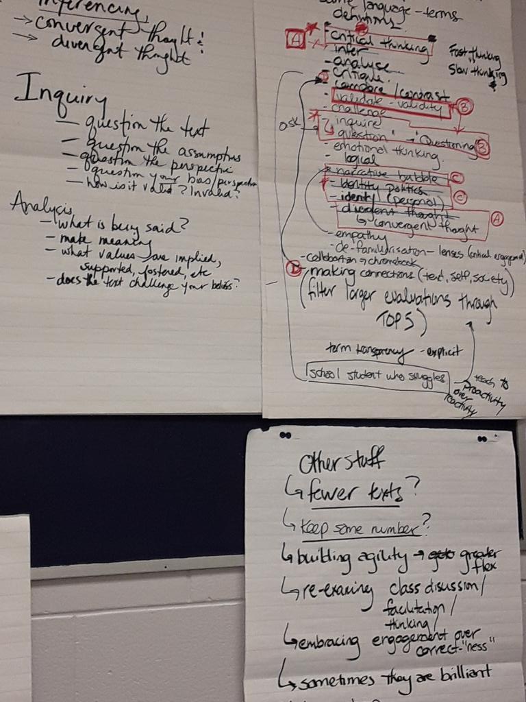 TeacherSnooks's tweet photo. Learning Forward #criticalthinking #studentcentred #globalcompetencies #21stcenturylearning #rethinksecondary #AllLearners #ELL #evaluation #GrowingSuccess #AllTheHashtags #WhenTeachersCollaborate #WeHaveSnacks https://t.co/bPCG3dfnrp