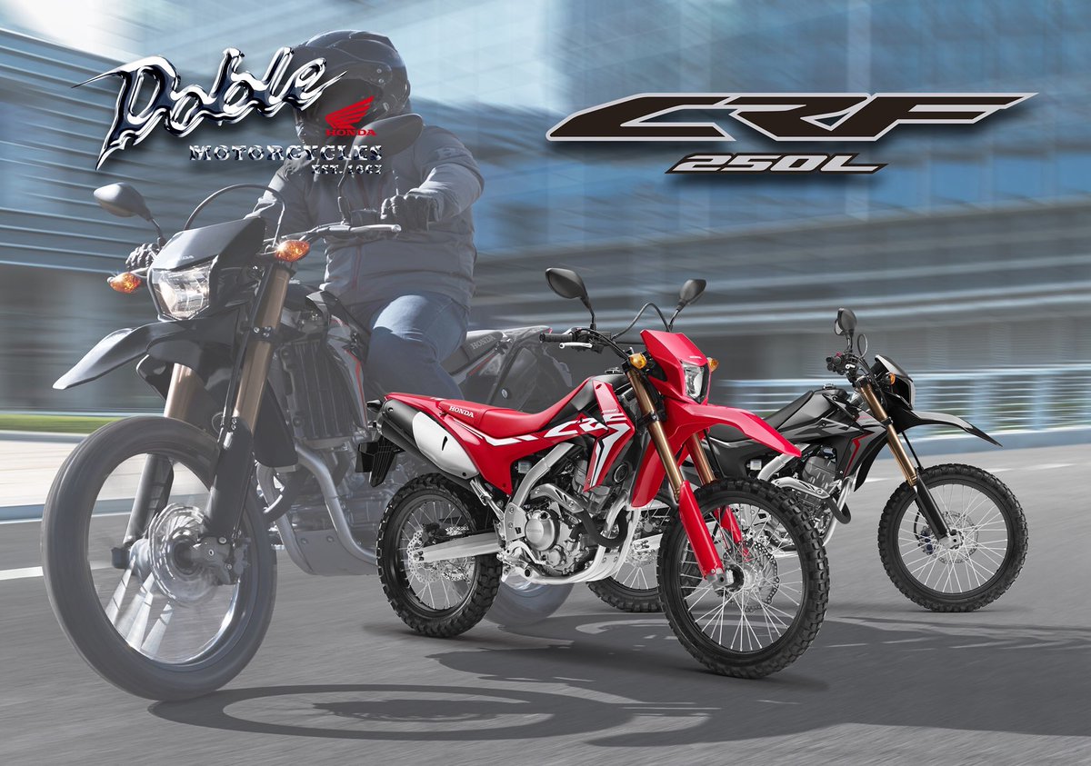 Doble Motorcycles Since Its Launch The Crf250l Remains A Popular Choice For All Types Of Rider And For 19 We Welcome The Addition Of A New Black Colour Scheme Along