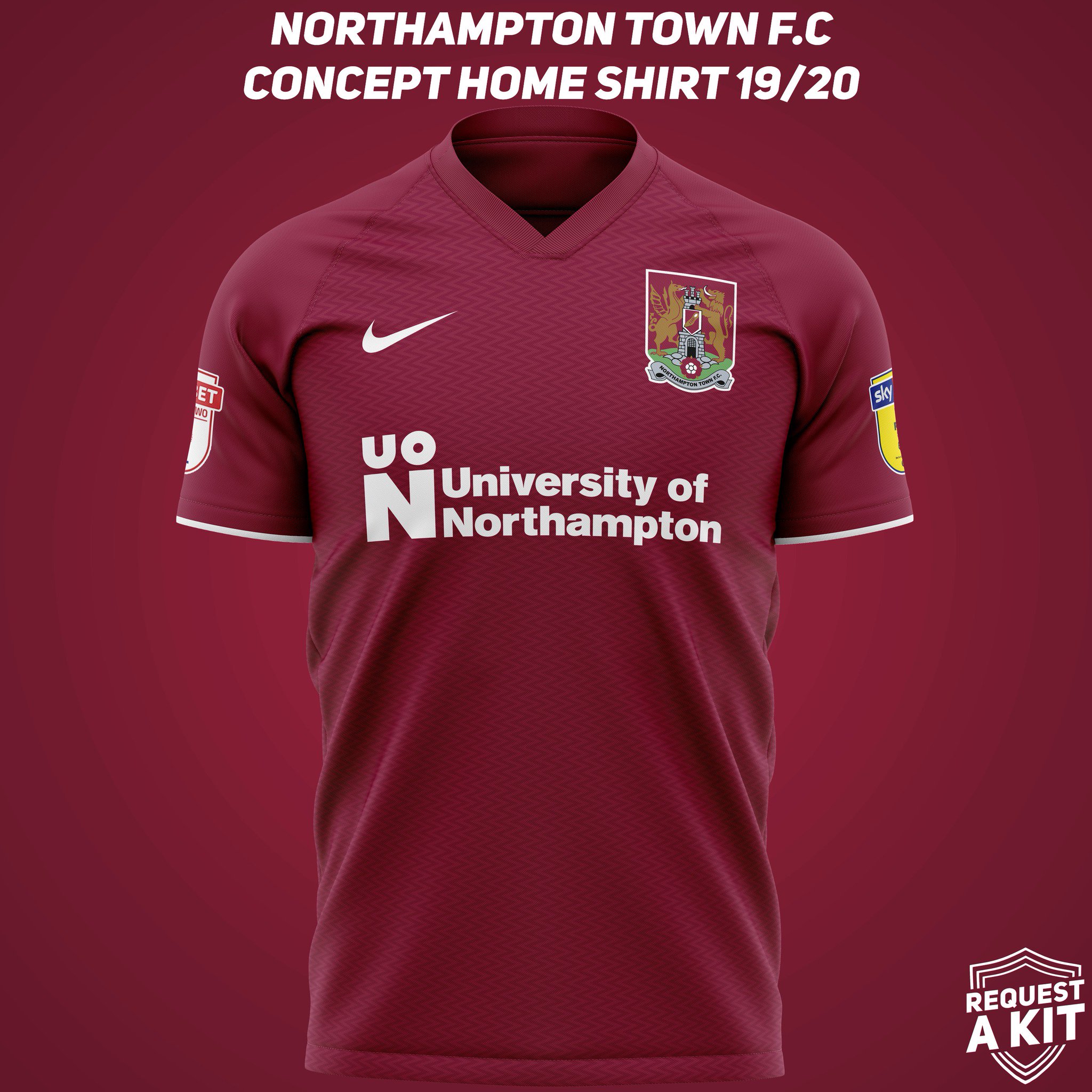 northampton fc jersey