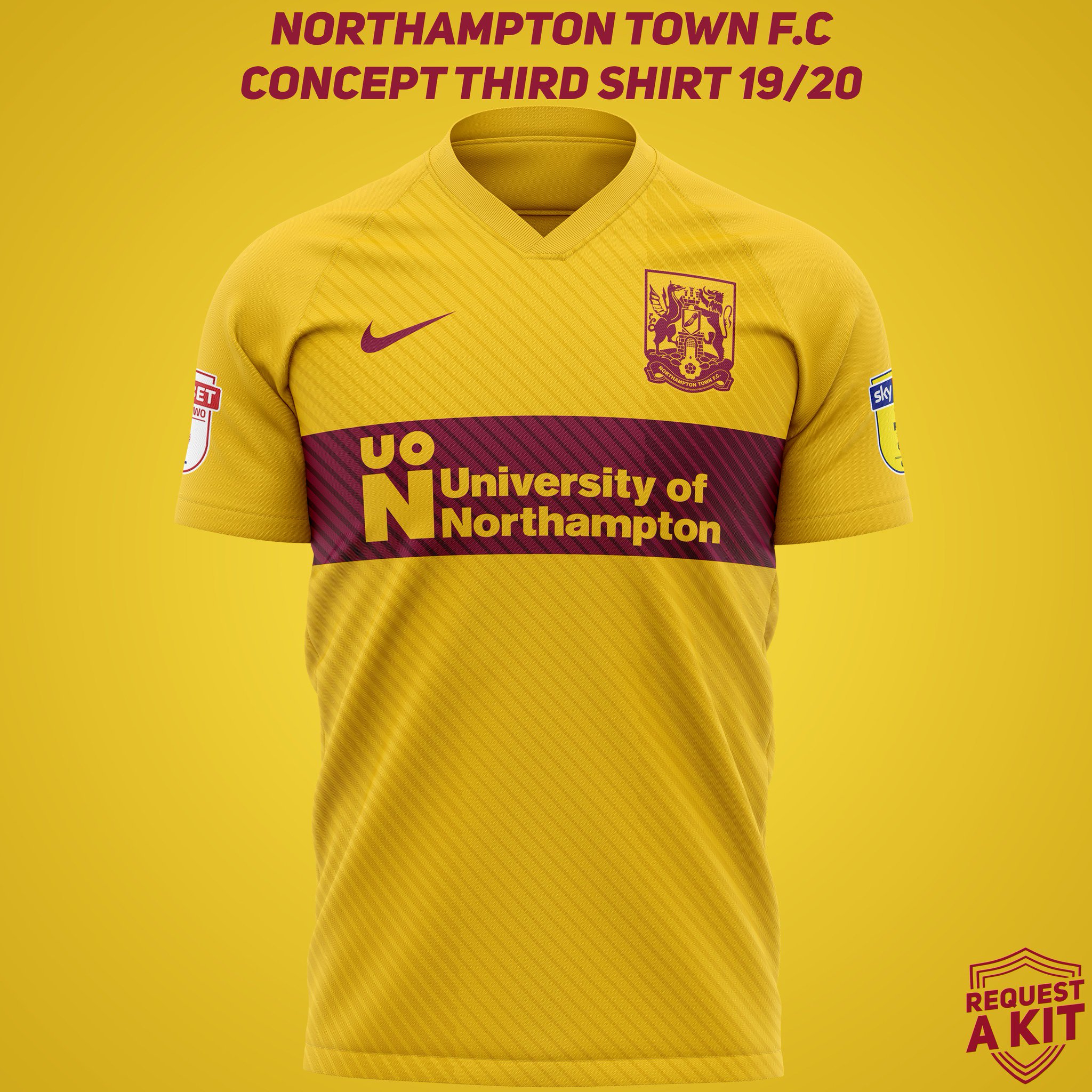 northampton fc jersey