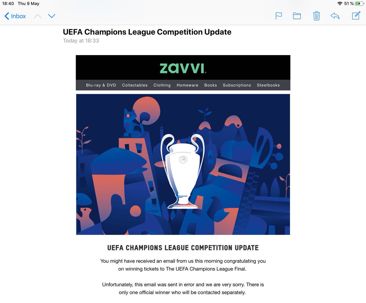 SnowydayUK3's tweet photo. Seriously Zavvi are you joking #ThisIsNotCool https://t.co/cZ2OVK1AWN