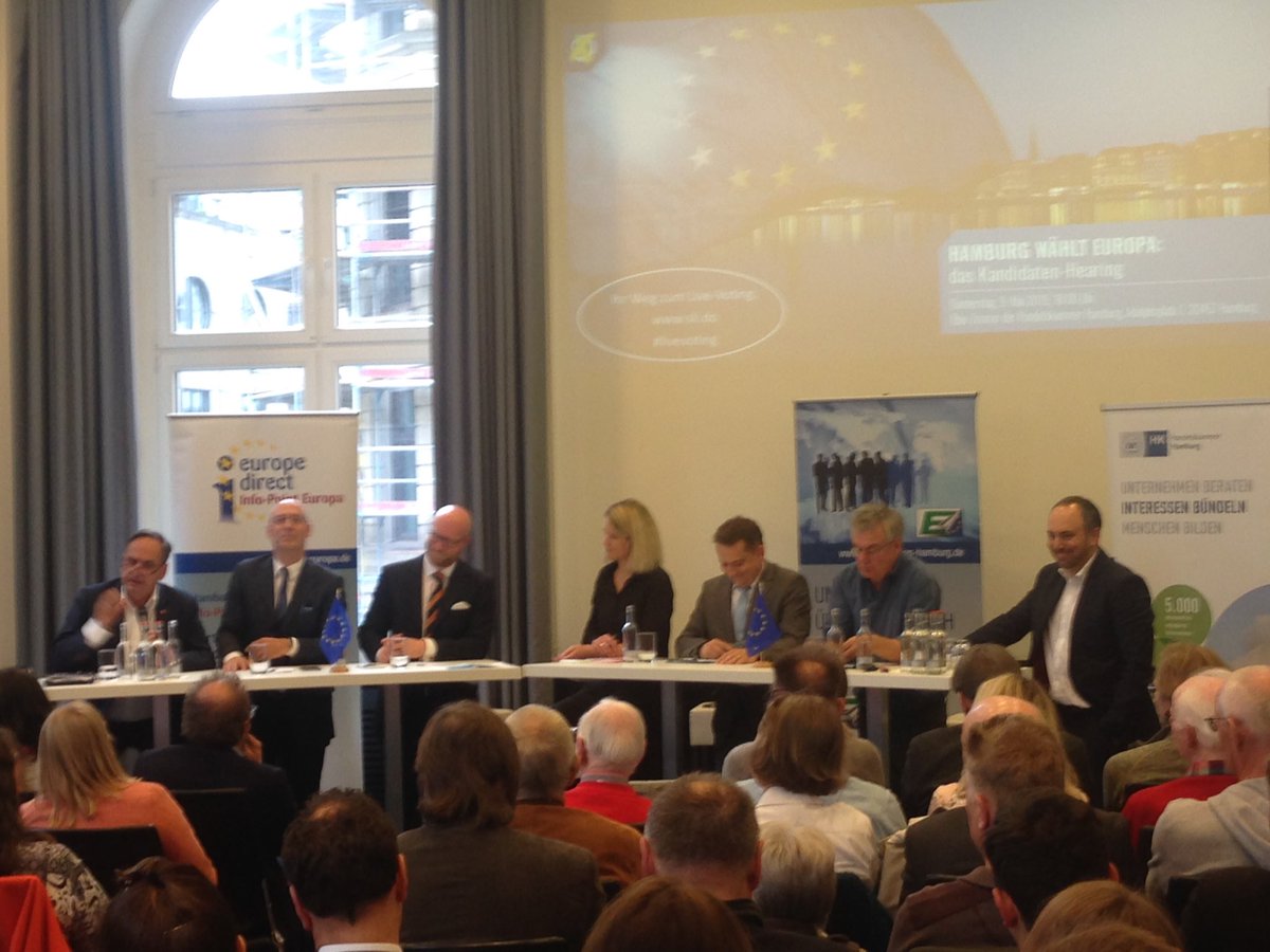 Full House beim Kandidaten Hearing zur #Europawahl in der #Handelskammer.