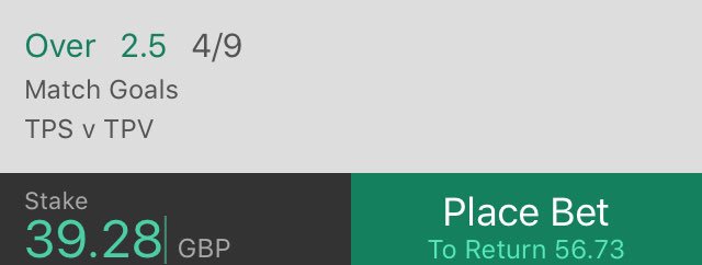 £25-100!🔥
BET 2 - £39.28 into £56.73!💰
LIKE If Your Joining In!❤️