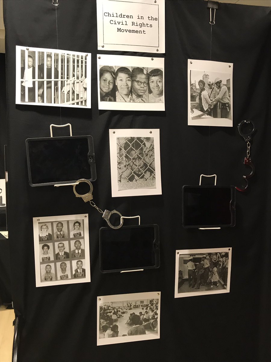 peteradry's tweet image. Civil Rights museum by 8th graders opening tonight. Authentic and challenging work that takes learning beyond the walls of the classroom @PrincipiaSchool @Edu21Century #prinprogress