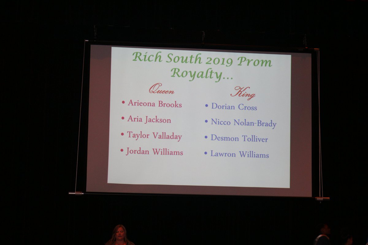 RichSouthHS's tweet photo. Rich South Prom Court has been named and the excitement builds to see who will be crowned King and Queen. #GoStars #RSStarPower @PrincipalVarn https://t.co/crF3aKujxm