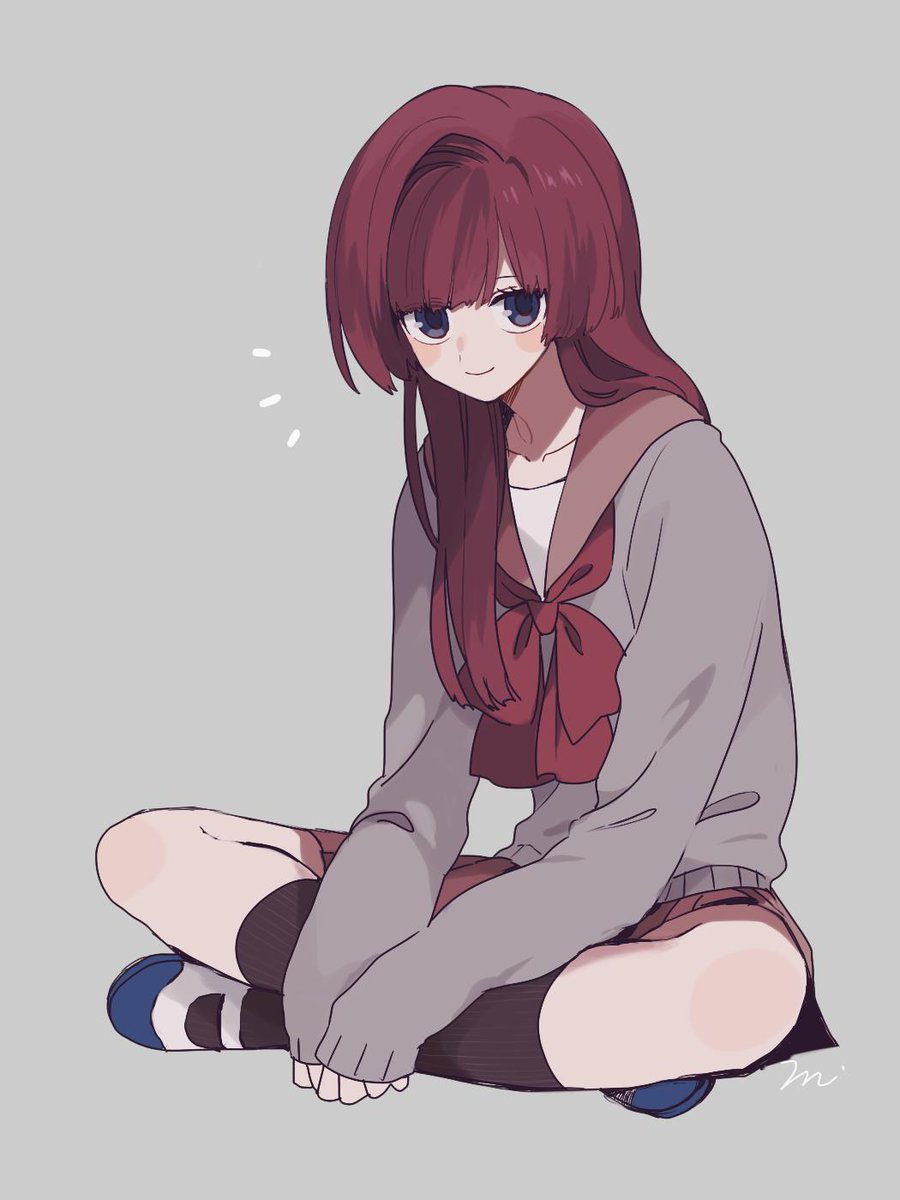 「赤毛とセーラー服 」|macoのイラスト