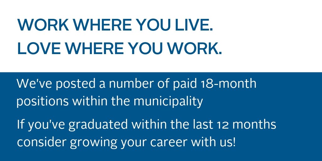 hfxgov's tweet photo. THREAD: we have posted a number of 18-month paid positions for recent grads. Have a look at the open positions and apply today! Consider growing your career with the municipality. https://t.co/p5TPLJlmF9 https://t.co/hS6c92nqLY