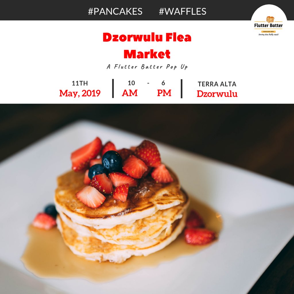 the_zalfa's tweet photo. Double Pop Up this Saturday @ the #DzorwuluFleaMarket 🎉

Come thru and support a sister ☺️🥰 Please RT 🙏🏾

#Pancakes #Waffles #ThriftShopping #FlutterBatter #RetroRelics https://t.co/RK2JuNGTC8
