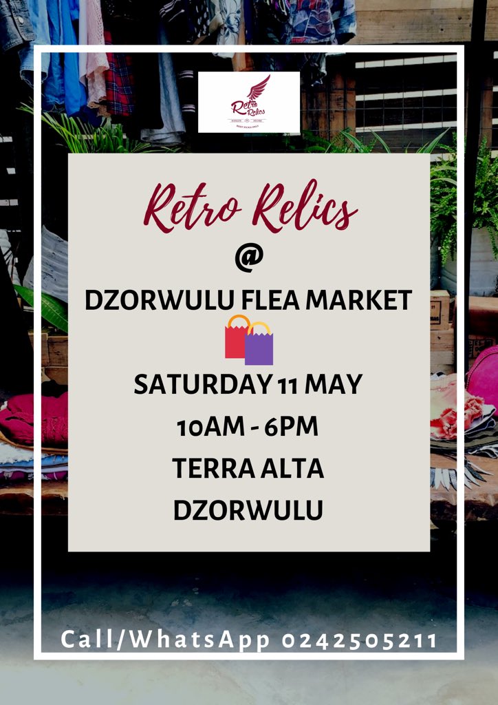 the_zalfa's tweet photo. Double Pop Up this Saturday @ the #DzorwuluFleaMarket 🎉

Come thru and support a sister ☺️🥰 Please RT 🙏🏾

#Pancakes #Waffles #ThriftShopping #FlutterBatter #RetroRelics https://t.co/RK2JuNGTC8