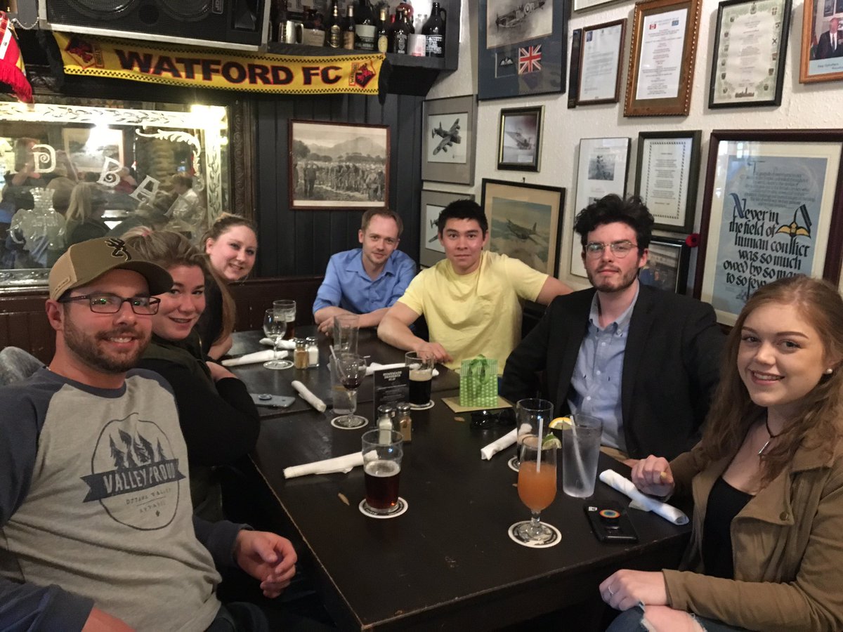 We said goodbye to one of our best. Wishing you well in your new role Brennan! #AshtonPub! <a href="/Astolzy/">alison stolz</a> <a href="/younger_16/">Rob Young</a> <a href="/M_Cybulskie/">Michelle Cybulskie</a>