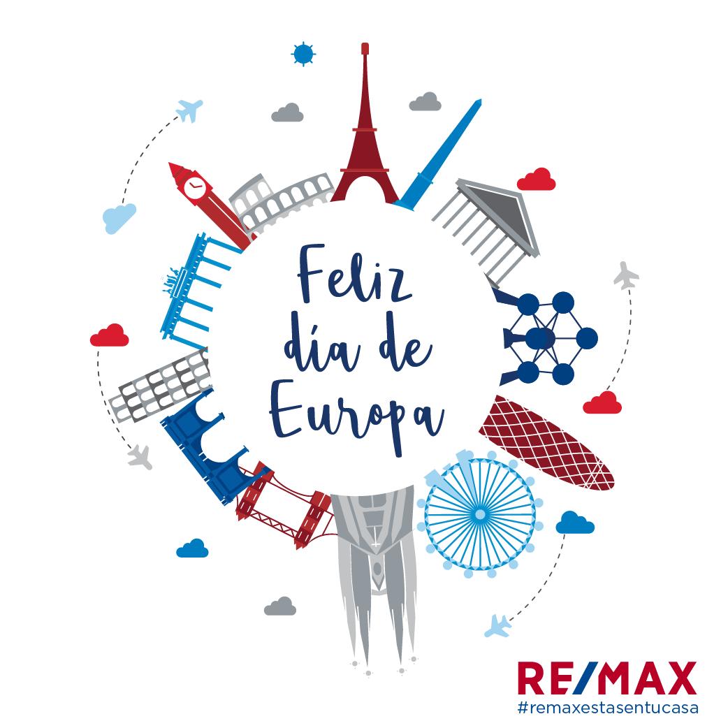 #felizdiadeeuropa desde REMAX, la franquicia inmobiliaria con mayor presencia en #Europa ¡Más de 23.000 agentes y 2.000 oficinas en el viejo continente! #remaxestasentucasa #uneteafranquiciaremax #DiaDeEuropa