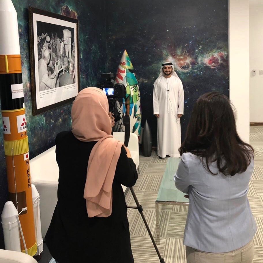 FourMENA's tweet photo. Lights, camera, action! Our team shooting the Ramadan Program for @uaespaceagency
#FourinAction #Ramadan https://t.co/tdaB43BbmV