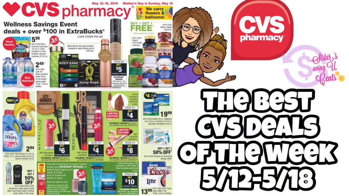SistersSavingUCents: Best Deals At CVS 5/12-5/18!! https://www.sisterssavingucents.com/2019/05/best-deals-at-cvs-512-518.html?spref=tw …
#savings #sisters #coupons #cvs
#cvsdeals #cvscouponing #cvsfreebies