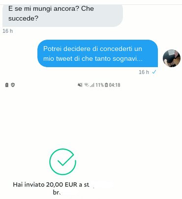 money_lilli's tweet photo. Yesterday I had a lot of fun with my new #slave, in less than 2 hours I milked him 100 euros
You want to be milked?

DM me  #Schiavo scrivi e ti mungo

#audrt #tlof #rt #payday #findom #femdom #paypig #EFDP #BBR #pathetic #humanATM #queen #worship #tributeslut #rt #JOI #CEI #SPH https://t.co/JikVzWLb3L