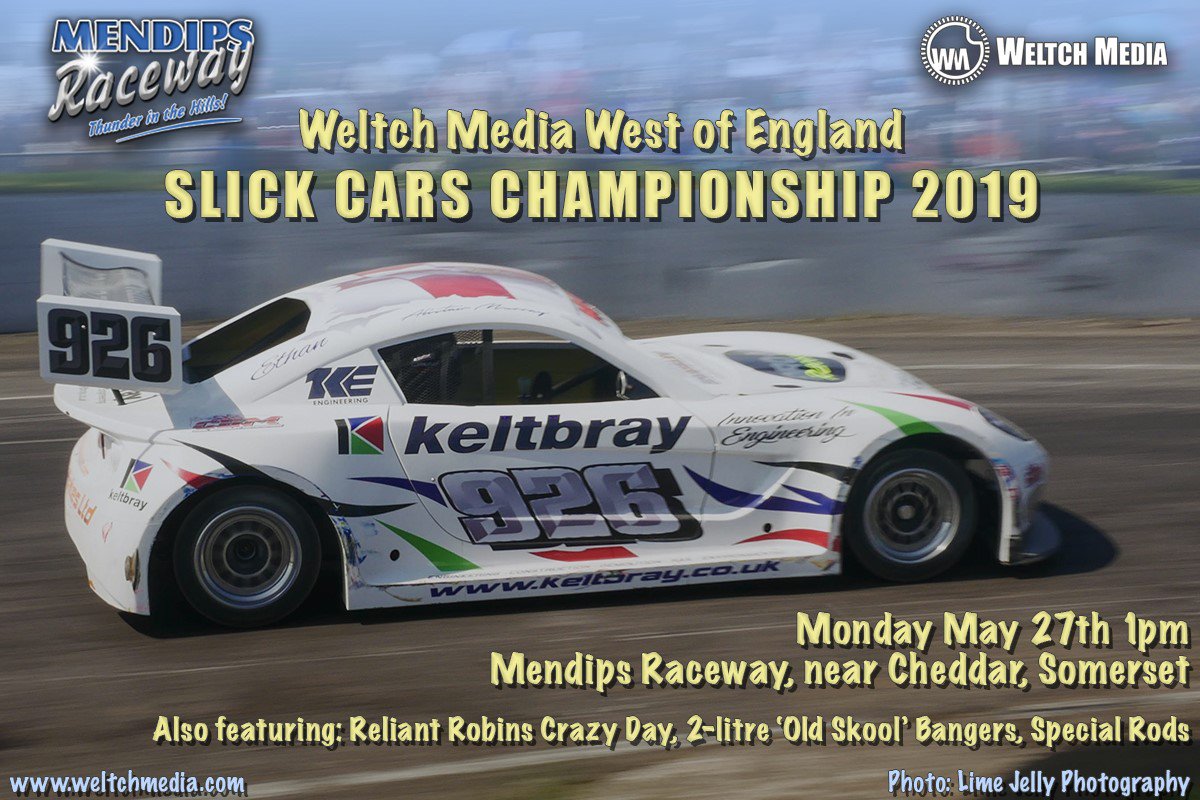 Less than three weeks until the first Weltch Media West of England Slick Cars Championship at <a href="/MendipsRaceway1/">Mendips Raceway</a> weltchmedia.com/weltch-media-w… #motorsport #ovalracing