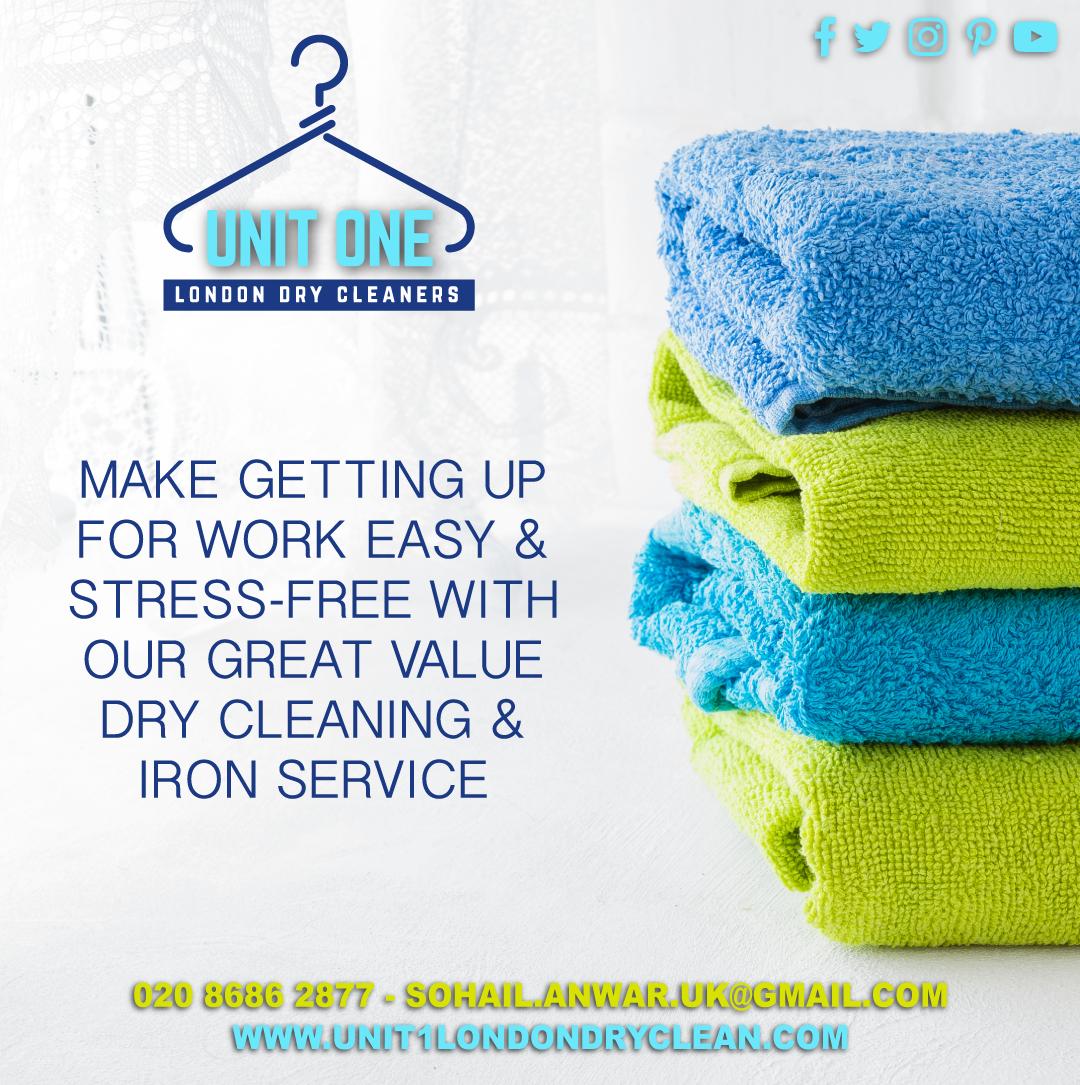 UnitOneLondon1's tweet image. Make getting up for work easy and stress - free with our services! 
Call us on 07711 840 722.
Visit our website unit1londondryclean.com
#drycleaners #drycleaning #wash #clothes #laundryday #powercleaning #Fresh #laundry #clean #cleanlaundry #dryclean #laundry #UK #UnitedKingdom