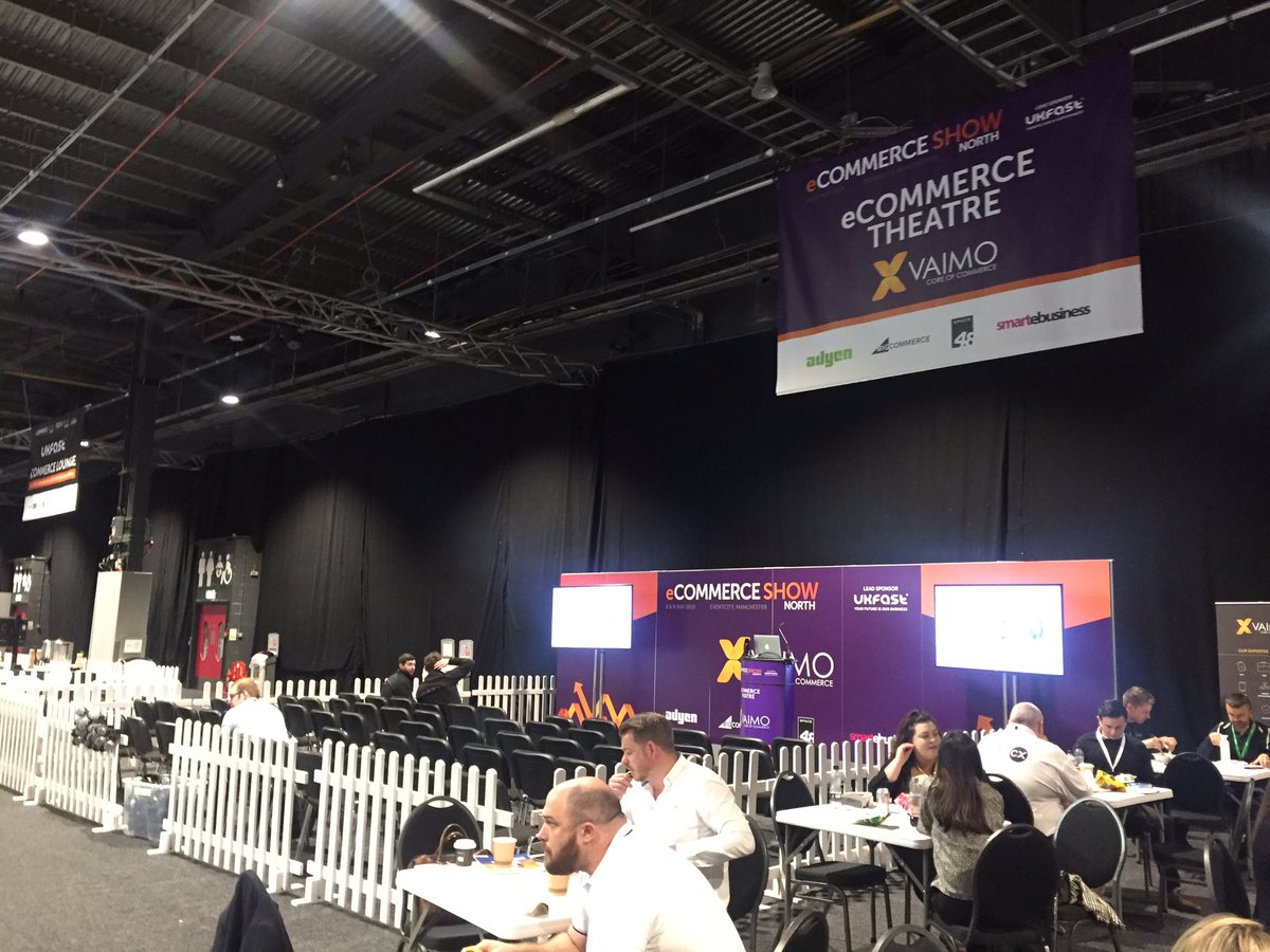 c_buscuit's tweet photo. At #eCSN19 in Manchester talking about web performance later today in the eCommerce Theatre with @edharries on behalf of @Visualsoft. Let’s do this! 👊 https://t.co/fsmaveliNW