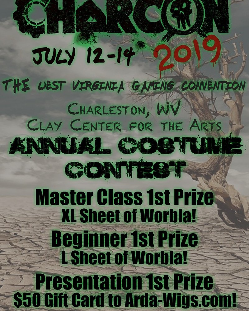 CharCon_WV's tweet photo. Better get those costumes ready!
#cosplay #charcon #worbla https://t.co/EUZ6Uk1111