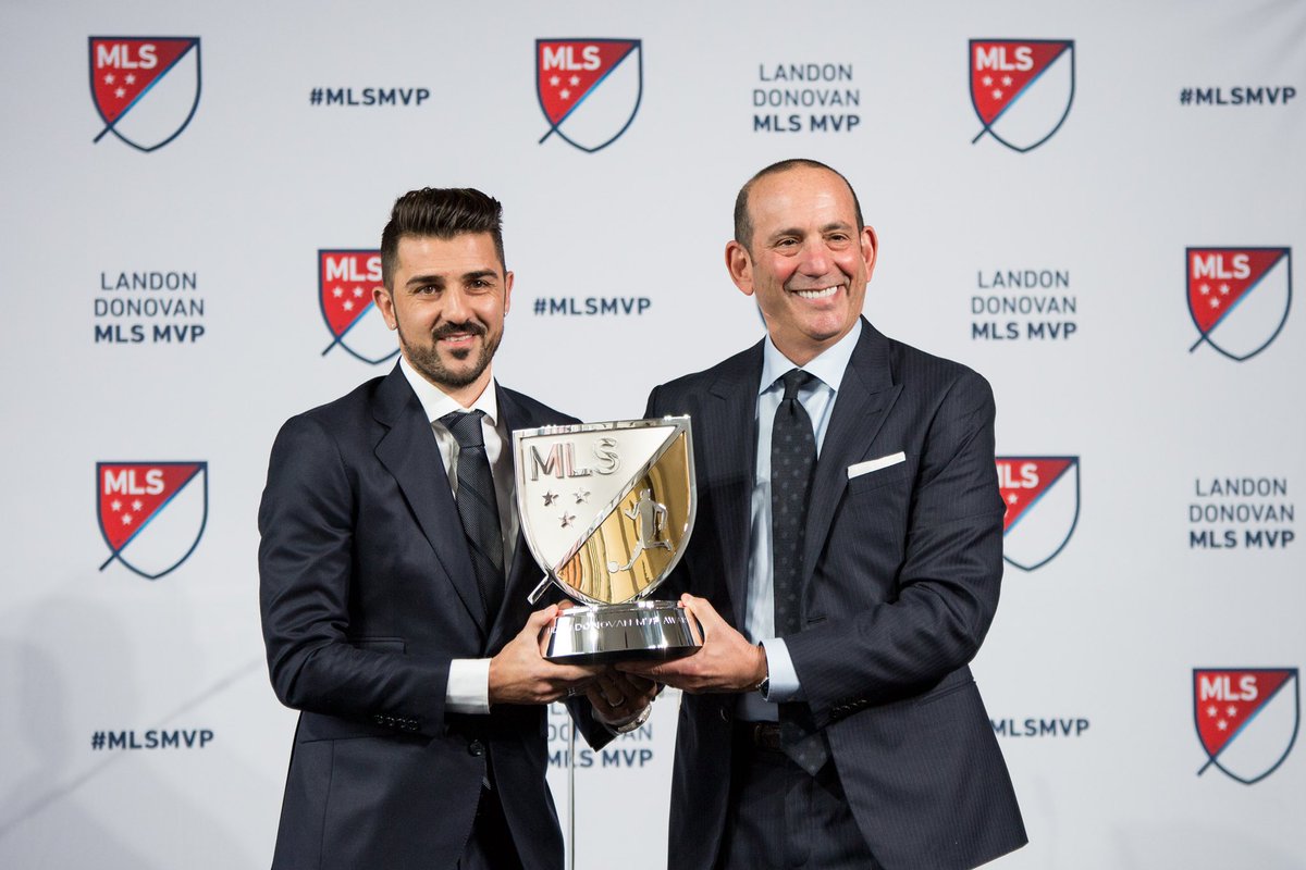 DV7ManagementEN's tweet photo. #TBT to the day @Guaje7Villa was named #MLS MVP.
#TeamVOS | #MLS | #NYCFC https://t.co/AIfaHcpCdx
