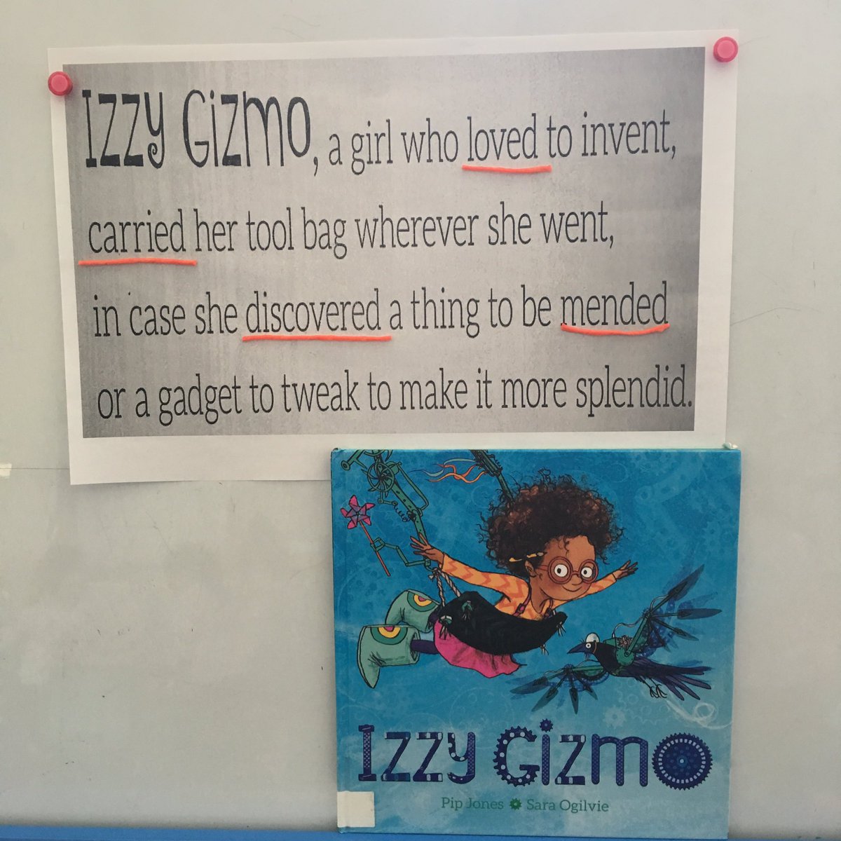 B_Rieper's tweet photo. In #RHM203 we’re working on building our shared reading. Thanks @MsPoulis for the suggestion to pull a small segment from a rich text to explore a class focus (word endings such as -ed to help us read with fluency).
We *loved* reading Izzy Gizmo! @EarlyYearsTDSB @RHMcGregor1 https://t.co/MjBRuYn6wQ