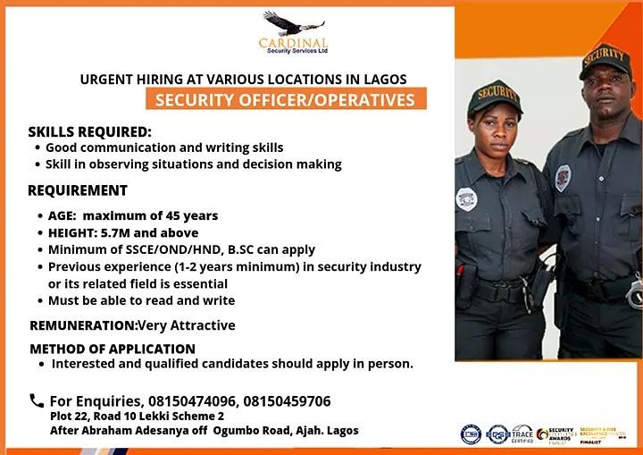 cardinal_LMTD's tweet photo. We believe in playing our part in building a better society.Receive up-to-the-minute #job_openings tailored just for you.
.
.
.
.
.
#jobs #securityofficers #working #myjob #office #company #dayjob #computer #jobsearch #jobhiring #jobvacancy #jobposting #jobalerts https://t.co/KaNOwG5h15