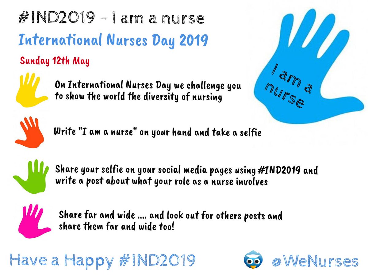 Wenurses International Nurses Day Is On Sunday Share Your I Am A Nurse Handy Selfie Throughout Social Media Lets Show The World We Do And What We Look
