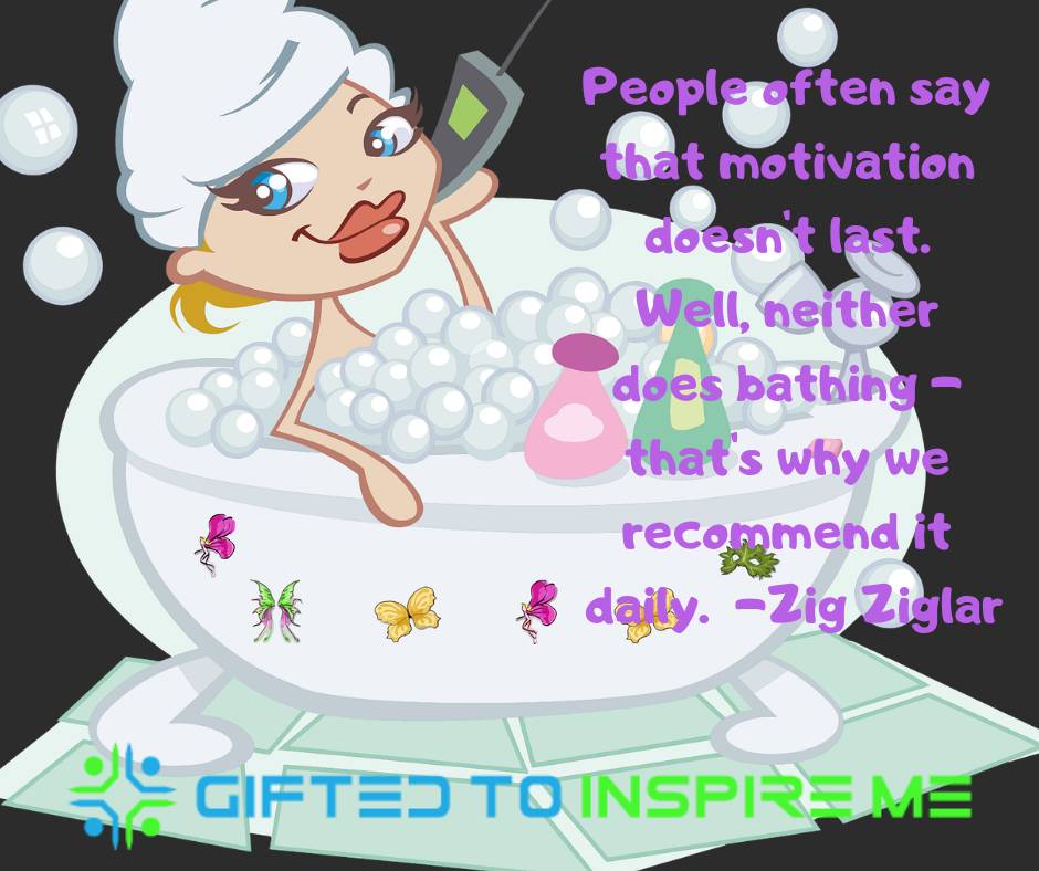 Giftedtoinspire's tweet image. People often say that motivation doesn&apos;t last. Well, neither does bathing - that&apos;s why we recommend it daily.&quot; -Zig Ziglar

#QOTD #Motivationalhumor #Beinspireddaily #Giftedtoinspireme 

Sign up now to submit quotes of your own at gifted2inspire.me

Image Credit Pixabay