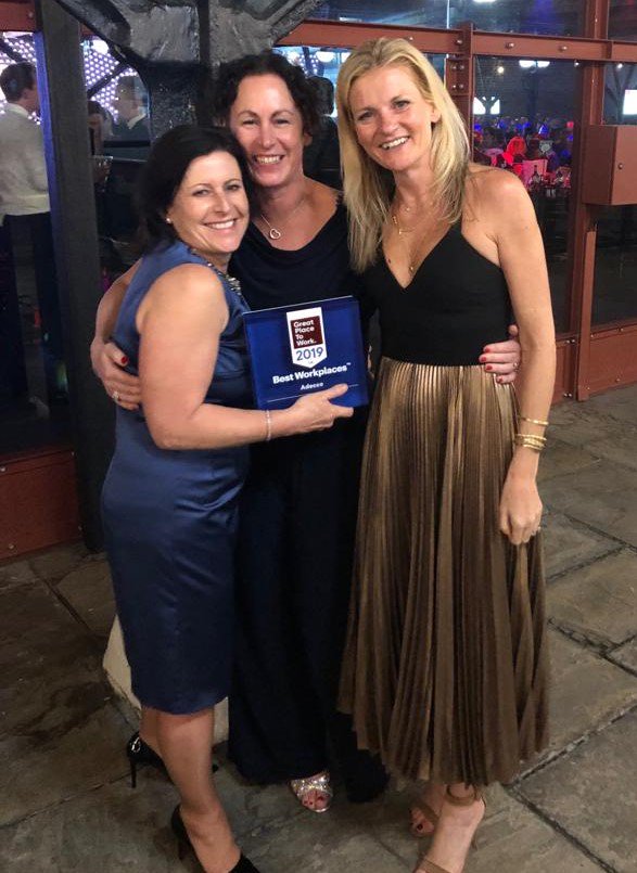 Alex_Fleming2's tweet photo. Our brands yet again climbed the rankings at Great Place to Work UK Best Workplaces awards ceremony - @OfficeAngelsUK coming 6th, @Adecco_UK 10th, @SpringTechUK 32nd and @badenochclark 38th. So proud of everyone who made this possible. #creatingbrighterfuturesadg #culture https://t.co/JhtpIaGb4u