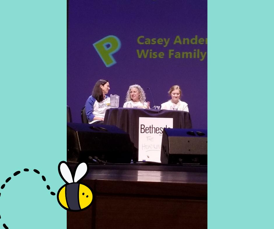 Bethesda_Mag's tweet photo. VICTORIOUS! Congratulations to the @Bethesda_Mag team for bringing home the championship trophy in @mcael's grown-up spelling bee for adult english literacy.
The winning word was "mammonism," which means "the greedy pursuit of riches."
#MCAELBEE #AdultEd https://t.co/3I8KrR8K83
