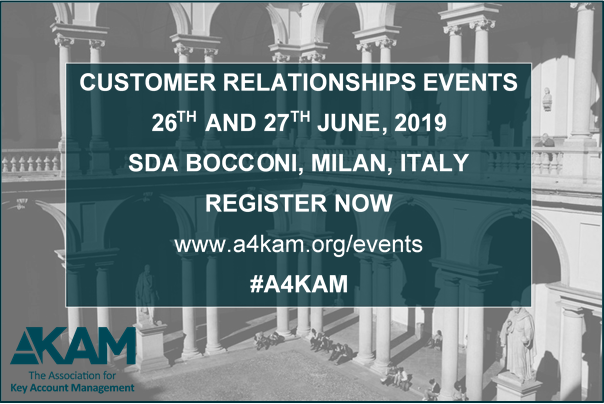 A4KAM_Official's tweet photo. Join the experts in Milan next month for 2 engaging workshops: Customer Experience Mapping and Key Customer Relationships. Places are filling fast so register yours now: https://t.co/OoV8G8628I. AKAM members always go FREE! #A4KAM #CX #Keyaccountmanagement https://t.co/aKtQMmPhQV