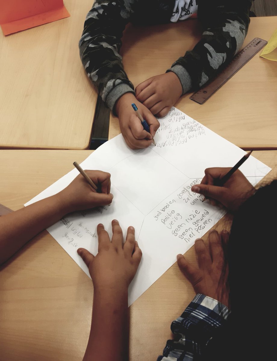 StMoveUtrecht's tweet photo. Vandaag hebben de kinderen van OBO de Klopvaart en OBO de Gagel gebrainstormd over de wijk Overvecht. Belangrijke thema's zijn volgens de kinderen gezondheid, je veilig voelen en zelfvertrouwen hebben. Dit beloven weer mooie projecten te worden! #Overvecht #StichtingMove #Utrecht https://t.co/DLbI8ytmQa