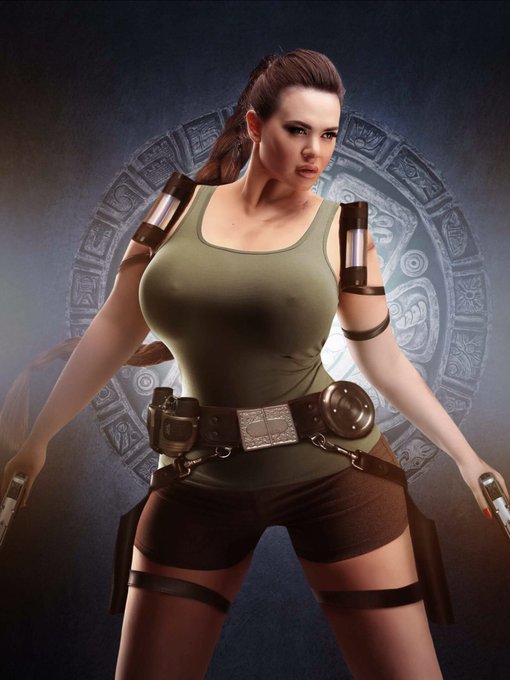 Thinking of dabbling in cosplay again, any suggestions? #curvy #cosplay 📷 @dollhouse_photo #laracroft