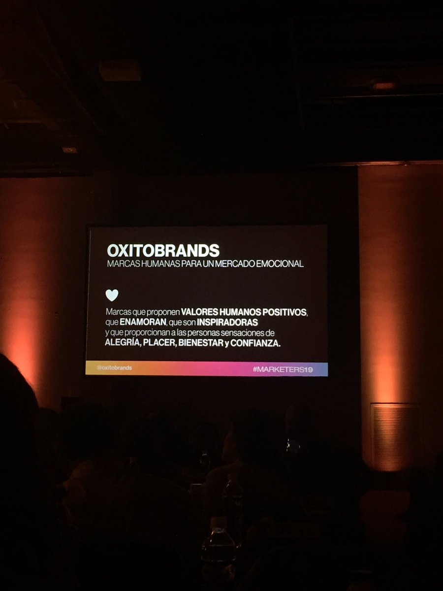 sofidelpi's tweet photo. Hola @oxitobrands 🙌🏽 Oxitobrands: Marcas Humanas para un mercado emocional ❤️ #Marketers19 https://t.co/t7dbgpbnCR