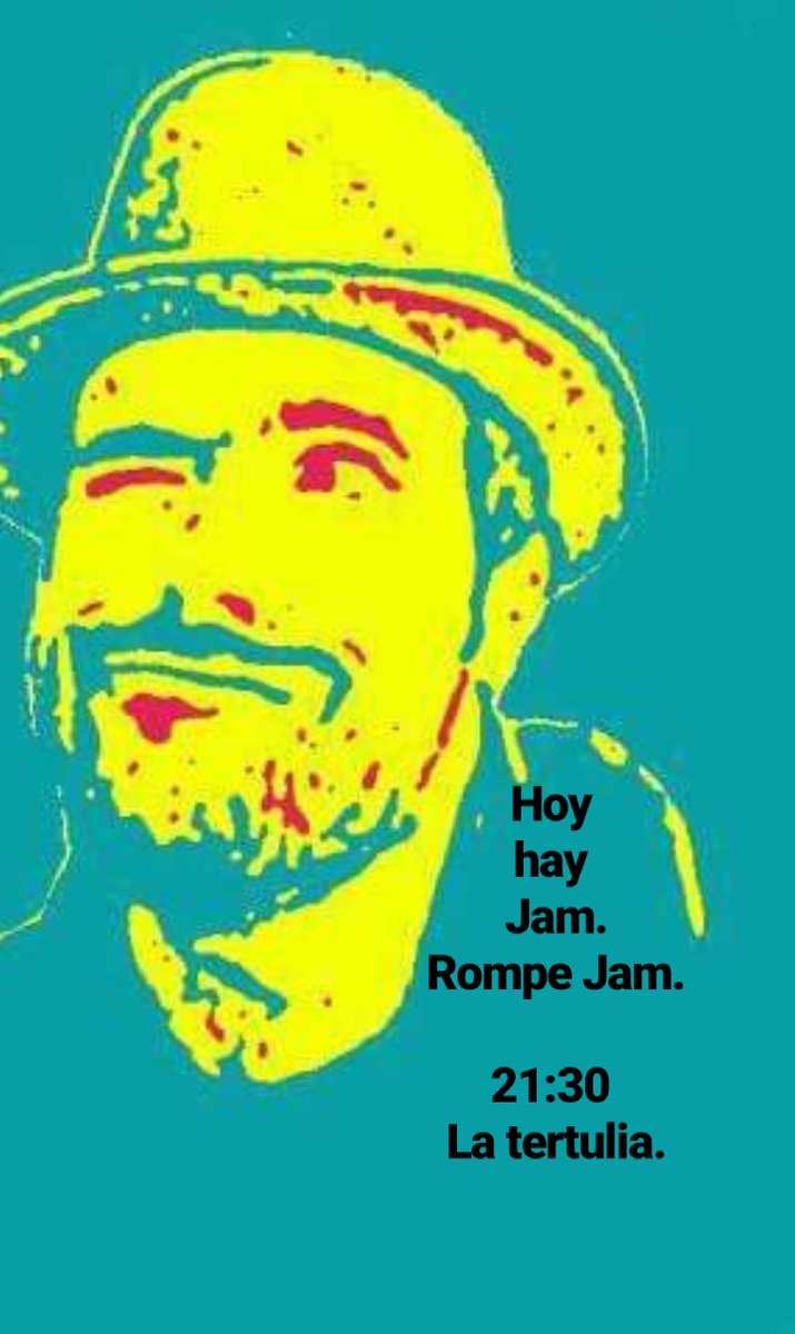 JamPoesiaGr's tweet photo. Hoy hay Jam. Rompe Jam.
21:30 en La Tertulia. https://t.co/OfKh9K5rcP