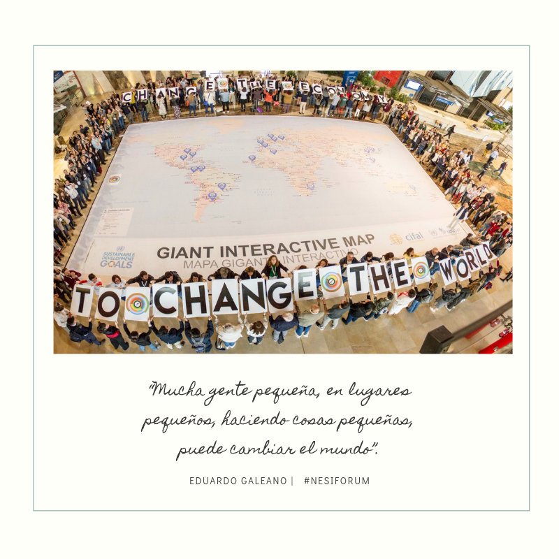 nesiforum's tweet photo. La #Agenda2030 contempla 17 Objetivos de Desarrollo Sostenible que giran en torno a 5️⃣ ejes centrales: 👫 personas 🌍planeta 🏡 prosperidad 🕊️ paz 🗣️ alianzas
Cómo los que hemos trabajado en el #NESIforum 2019, sigamos luchando por un mundo mejor ♻️👥👏🏽

 #DiaDeEuropai #ODS https://t.co/gwhEwpxRE7