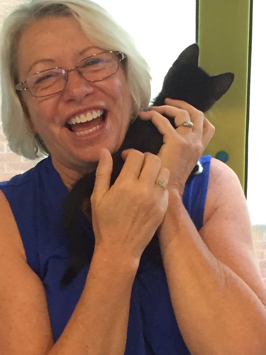 MarionCountyK12's tweet photo. Our school board members delivered hugs &amp; love to the puppies &amp; kittens on the @HumaneMarion #BarkBus this morning. Our elem students do the same every day the #BarkBus is on their campus. #WeareMCPS #CelebrateMCPS https://t.co/L1YKspam46