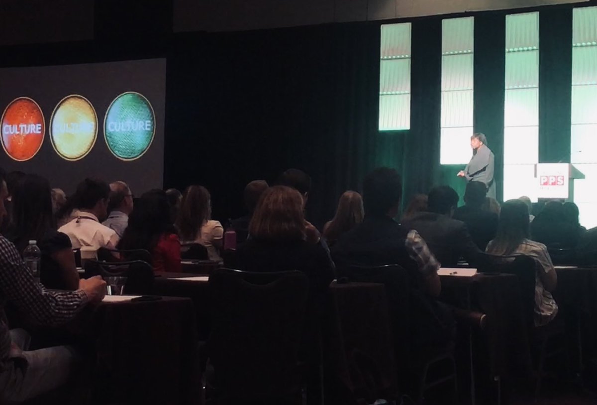 valchoward's tweet photo. “Leaders need to be cognizant about what they celebrate.” “Every loss is an important data point.” — just a couple of the awesome learnings from Sonya McCullum Roberts at #PPSATL19 https://t.co/HhPlitUZoV