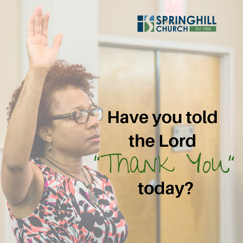 SpringhillGNV's tweet photo. Psalm 9:1 (HCSB) I will thank the Lord with all my heart; I will declare all Your wonderful works.
#SpringhillGNV #ProducingMaturingBelievers #JesusSaves #WorshipEast #WorshipHere #WorshipGNV #GNV #Church #ThankYouLord #ThankfulThursday https://t.co/YYpsueEXMD