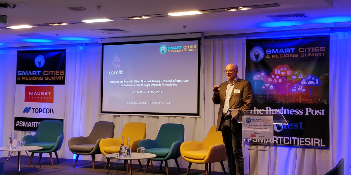 LucyZodion's tweet photo. Here's David from @DanaltoTech at his talk about Infrastructure and Emerging Technologies, currently taking place @TechSummits #smartcitiesirl  #optimisedbyopenness #interoperableinnovation #smartstreetlighting #thehumblelmappost https://t.co/bAQ7d7cWdp