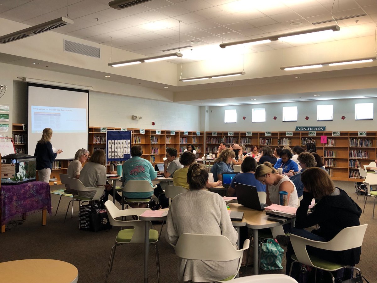 2nd grade Ts using the 4A protocol to explore #Letterland instruction for 19-20! ⁦<a href="/robinhahn33/">Robin Hahn</a>⁩ ⁦@WCPSSElemLit⁩ ⁦<a href="/EastGarnerES/">East Garner Elementary School</a>⁩