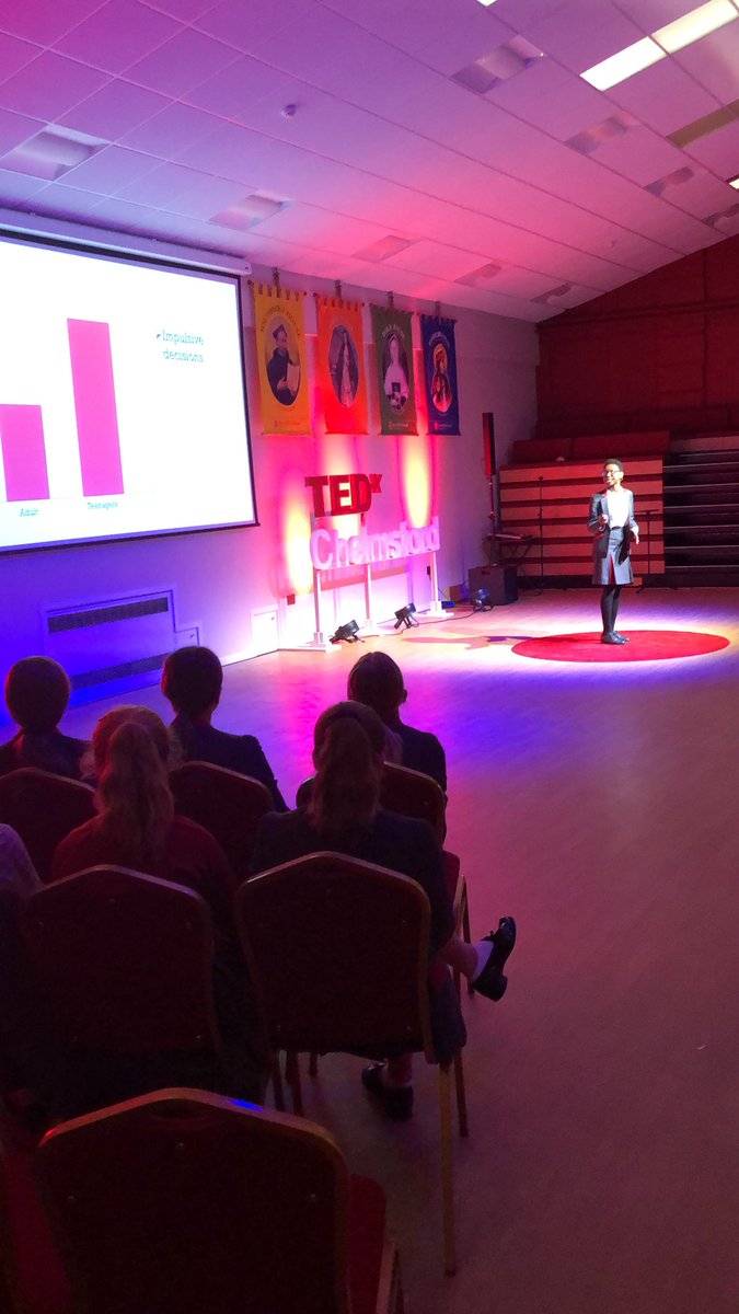Another pupil from <a href="/NewHallSchool/">New Hall School</a> Cherice Welsing-Quacoe sharing her thoughts on consequences according to your actions #TEDxChelmsford