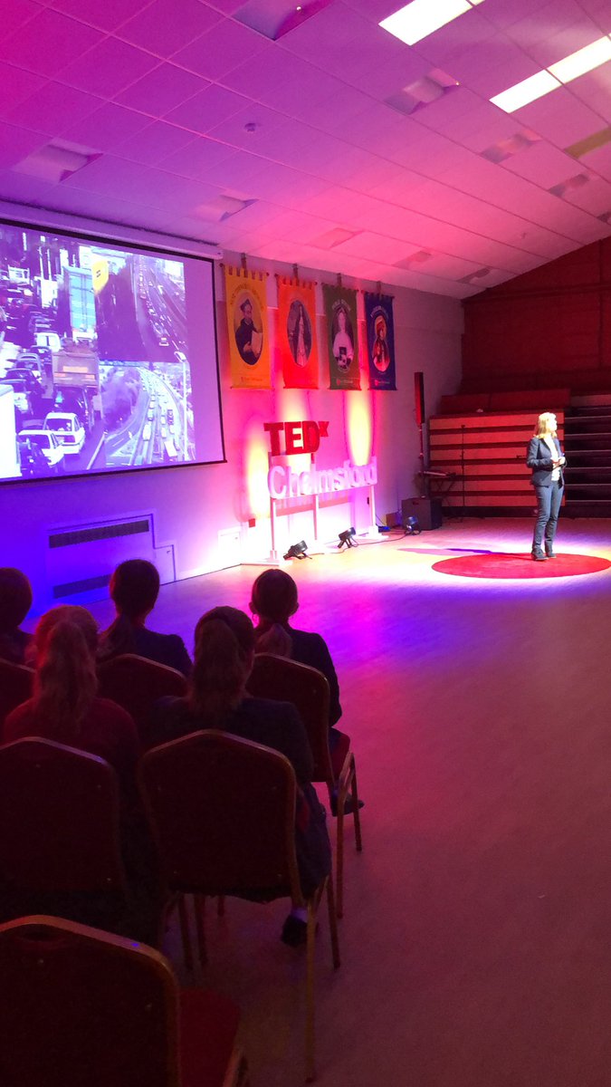 Liz Burr from <a href="/essexcc/">essexcc</a> sharing her insights on the future of highways #TEDxChelmsford