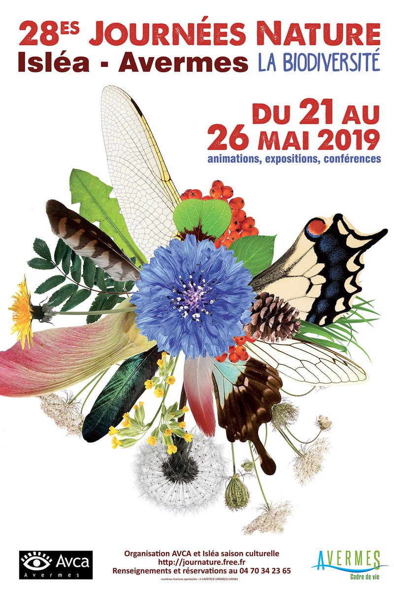 Mardi 21 mai à 20h30 - Conférence spectacle interactive
"#biodiversité, il n'est pas trop tard pour agir" dans le cadre des 28ème #Journées #Nature organisées par Isléa-Avermes.
+ d'infos : bit.ly/2HbgRg9
Accès : bit.ly/2V7Ec6h

#etrevivant #naturelovers #planet