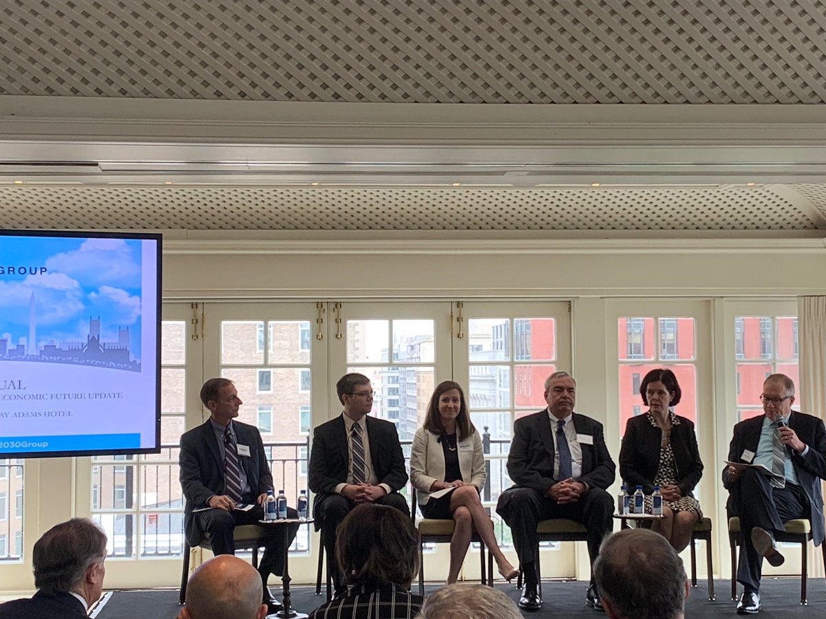 FedCityCouncil's tweet photo. FC2’s Maura Brophy talking transportation at @The2030Group event on the DC region’s economic future. #InfrastructureDC https://t.co/XpDLRBqxls