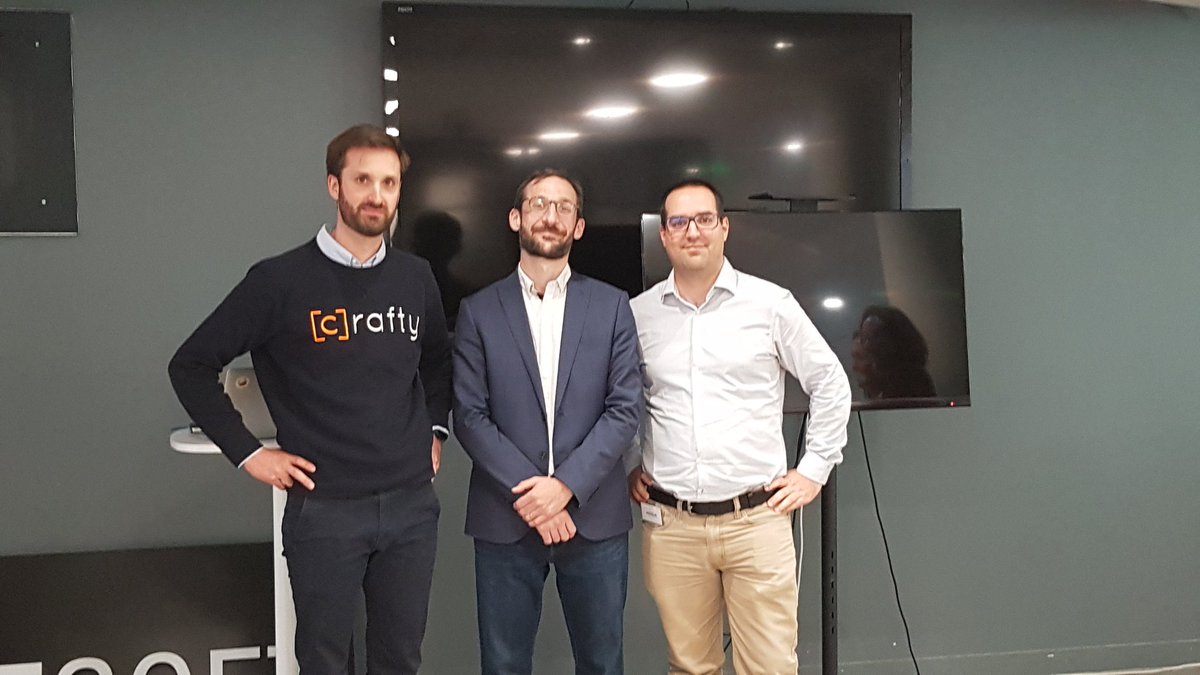 crafty_im's tweet photo. Nous sommes fiers de rentrer dans le Startup Accelerator Program de @Talentsoft !  Merci @LeLabRH pour l'organisation et au jury pour ses questions et retours constructifs. Nous avons hâte de suivre nos sessions de mentoring et de les mettre en application au sein de Crafty ! https://t.co/7xmS6OUeSx
