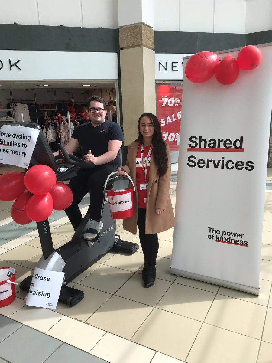 RedCrossJobsUK's tweet image. Our amazing team are out cycling in Paisley to raise money for #RedCrossWeek in Paisley today, we even got a policeman involved!